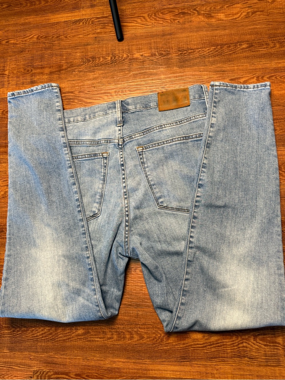 J.Crew 9” High-Rise Toothpick Skinny Jeans Women’s Size 30 Light Wash Stretch De - Picture 10 of 12